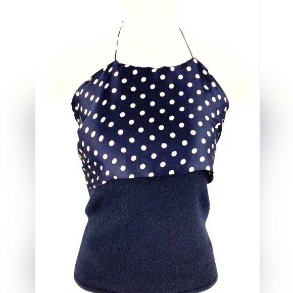 Ralph Lauren Black Label Tops - Ralph Lauren Black Label, Cashmere blend & Silk halter top, Small